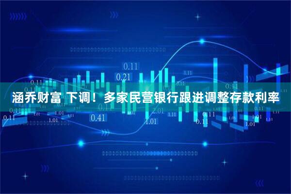 涵乔财富 下调！多家民营银行跟进调整存款利率