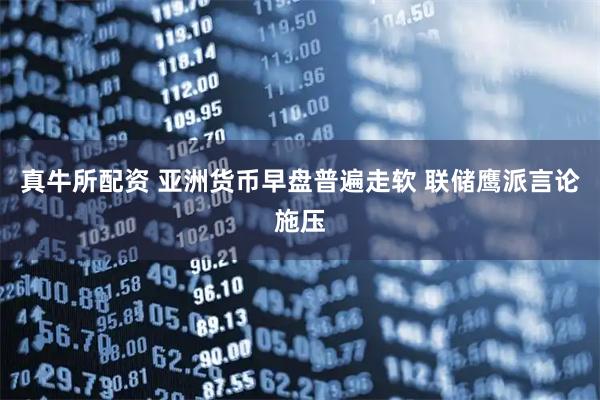 真牛所配资 亚洲货币早盘普遍走软 联储鹰派言论施压